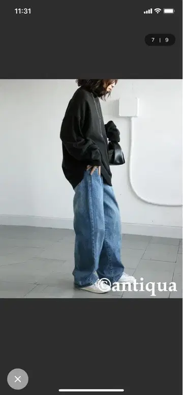 안티카 터틀넥 니트