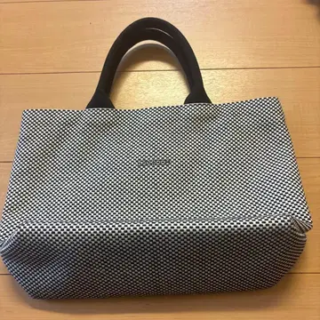 sasicoo 체크 무늬 토트백