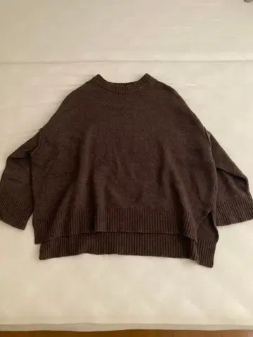 미즈이로 인드 와이드 풀오버 브라운 계열