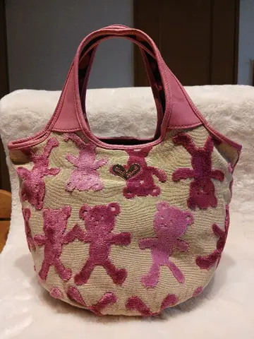 싱크비 테디베어 버킷형 토트백