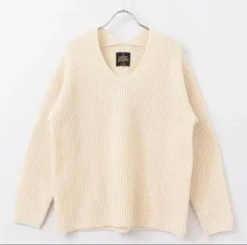 URBAN RESEARCH DOORS 해밀턴 울 니트 아이보리