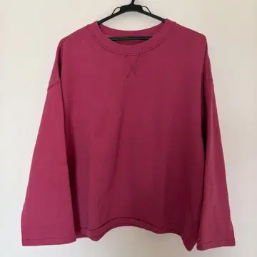 23구 핑크 긴팔 크루넥 트레이닝복