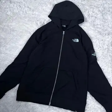 새상품급 THE NORTH FACE 블랙 후드티 집업 XL