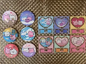 러브리즈 아크릴 스탠드 & 캔 배지 각각 6개 컴플리트