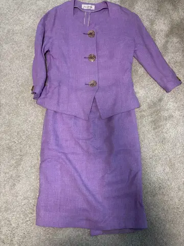 기 라로슈 퍼플 스커트 셋업