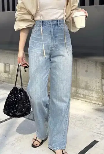 카프리슈 마쥬 스트레이트 데님 38