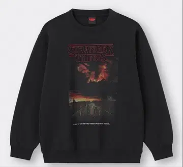 기묘한 이야기 트레이닝복 L 블랙