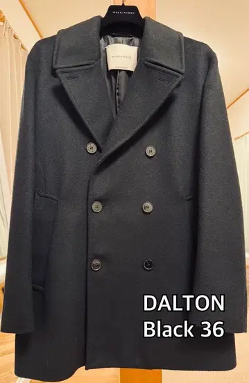 Mackintosh 매킨토시 DALTON 피코트 블랙 36