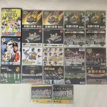 후쿠오카 소프트뱅크 호크스 클럽 호크스 DVD 21장 세트