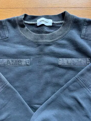 AMBUSH 사용 가공 맨투맨 트레이닝복