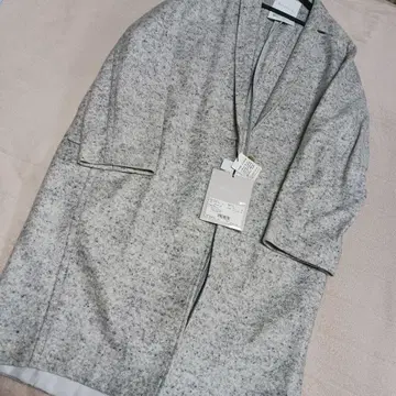 ELENDEEK 그레이 롱 코트 사이즈 00