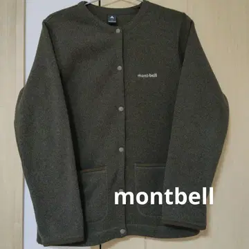 mont-bell 플리스 자켓 차콜 브라운