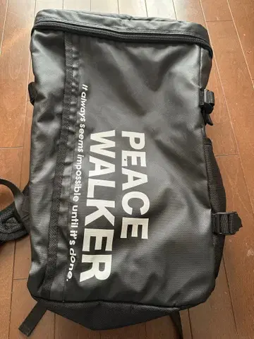 PEACE WALKER 블랙 백팩
