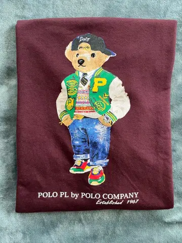 새상품 미사용 POLO Indonesia 베어 맨투맨