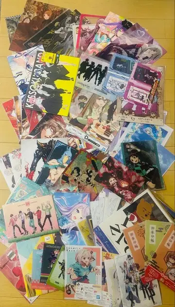 애니메이션 캐릭터 종이류 묶음 판매