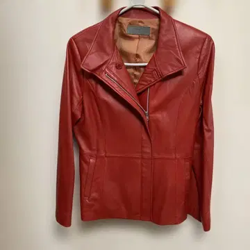 VIENS 가죽 자켓 여성용 레드