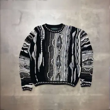 TUNDRA 툰드라 L 3D 니트 디자인 구제 의류 니트