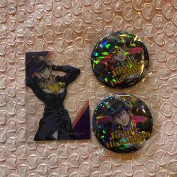 죠죠 캐러밴 캔뱃지 클리어 카드 히가시카타 죠스케