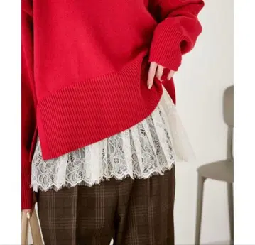 로페피크닉 레이스 도킹 튤 뷔스티에 새상품급