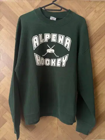 FRUIT OF THE LOOM 맨투맨 L 사이즈 다크 그린