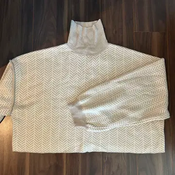 MURUA/헤링본 터틀넥 스웨터