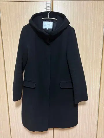 UNTITLED 블랙 롱 코트 사이즈 2 언타이틀