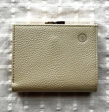 황궁 접이식 가마구치 지갑 샴페인 골드