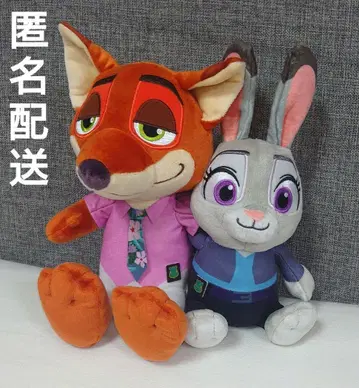 주토피아2 페어 봉제 인형 닉/주디