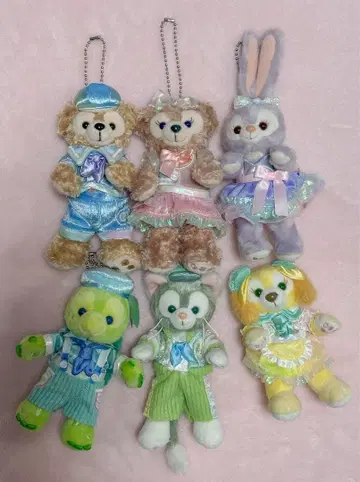 컬러풀 해피니스 봉제 인형 배치 세트