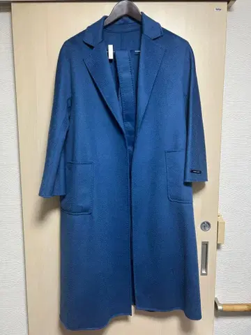 파랑 롱 코트