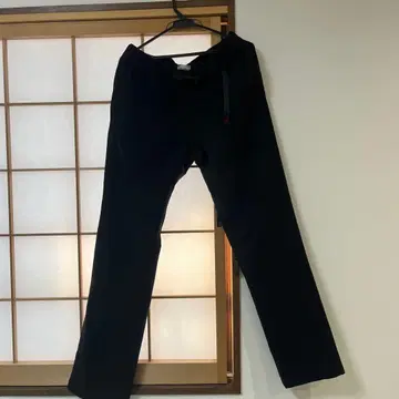 그라미치 블랙 팬츠 L 기모