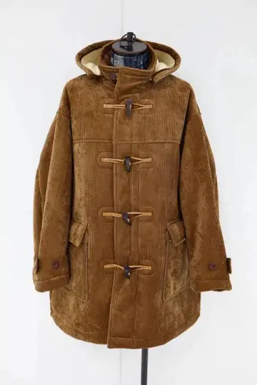 FreshService SHERPA CORDUROY DUFFLE COAT