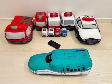 토미카 긴급 차량 봉제 인형 세트