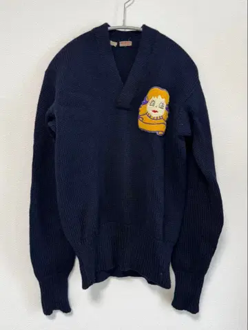 즉흥 OTOE itimi 구제 스쿨 스웨터 새상품급