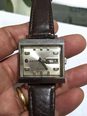 OH 완료 라도 맨해튼 70년대 자동 시계 RADO manhattan