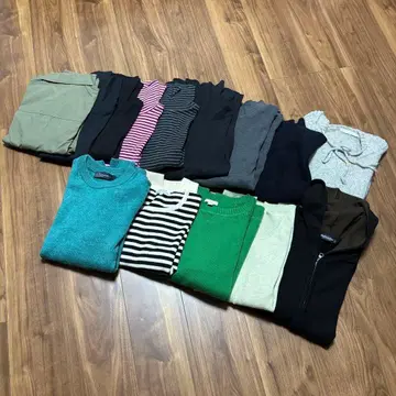 긴팔 니트탑 세트