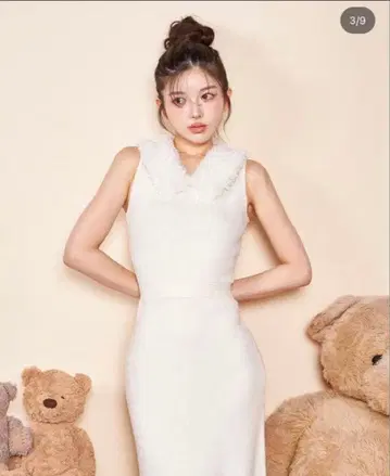 darich 푸들 퍼 니트 롱 원피스