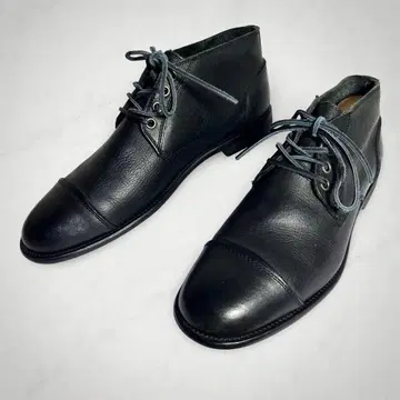 ARGIS 알지스 스트레이트 팁 새상품급 가죽 신발 블랙 41