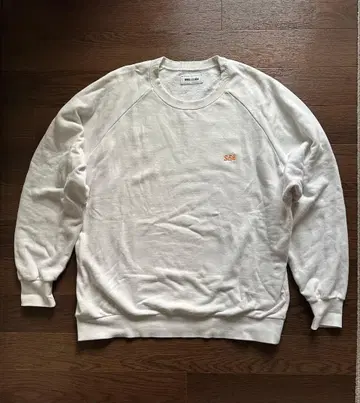 즉시 발송 WINDANDSEA 맨투맨 화이트 L 사이즈 속기모