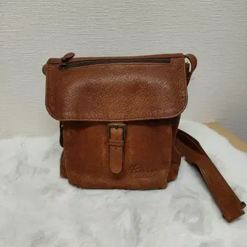 Roro fashion 숄더백 숄더백 사선 브라운 가죽