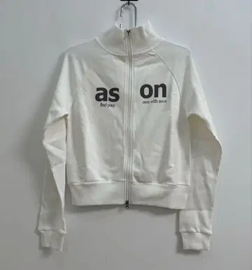 as'on 화이트 집업 자켓