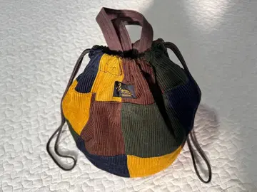 NAPRON x BEAMS BOY 패치워크 코듀로이 페이션트 백