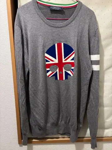 HYDROGEN 스컬 디자인 스웨터 XL