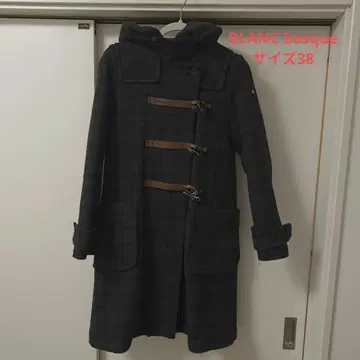 BLANC basque 체크 더플 코트