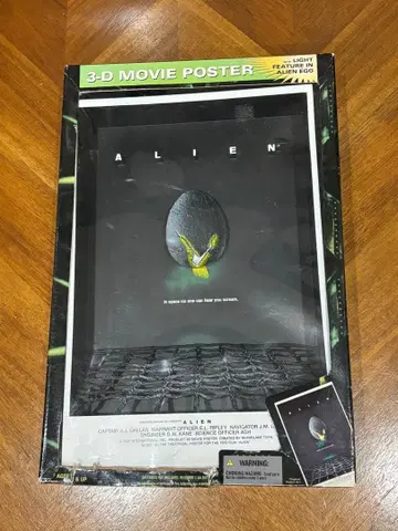 ALIEN 3-D MOVIE POSTER 맥팔렌