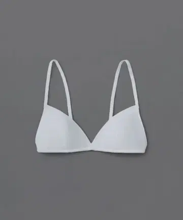 yo BIOTOP cotton triangle bra 화이트