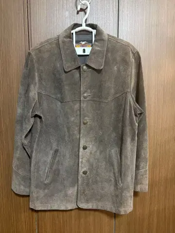 레어 Harley-Davidson 스웨이드 레더 커버올