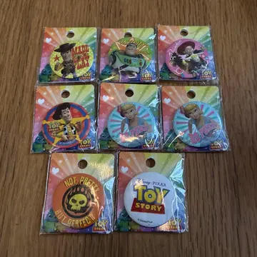 토이 스토리 캔 배지 8개 세트 디즈니