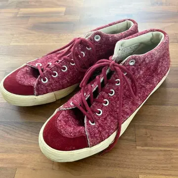 론 헤르만 하이컷 스니커즈 28cm 크림슨