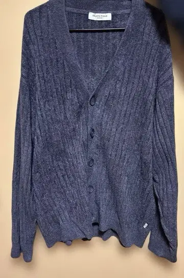 젤라또피케 홈 핫 스무디 리브 가디건 네이비 L 사이즈